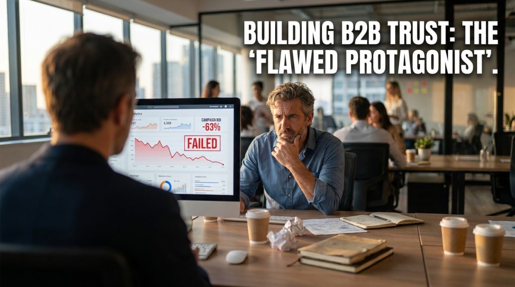 Stop Being Perfect: The Flawed Protagonist Framework for B2B Newsletters