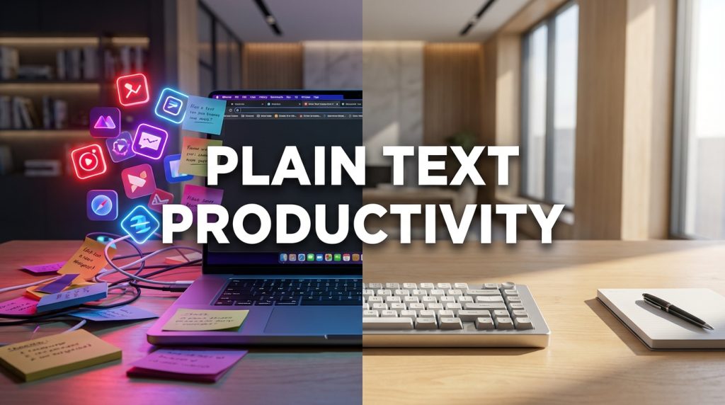 Why Plain Text Files Work Better for Productivity Than Most Apps