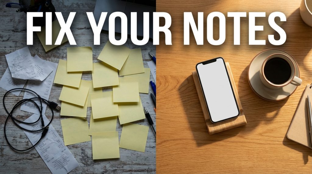 Your Phone Notes App Is a Mess — Here Is Why It Matters and How to Fix It
